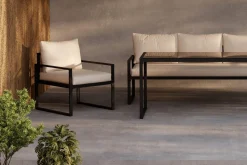 Fjôrd Tuinset Catania Zwart/Beige