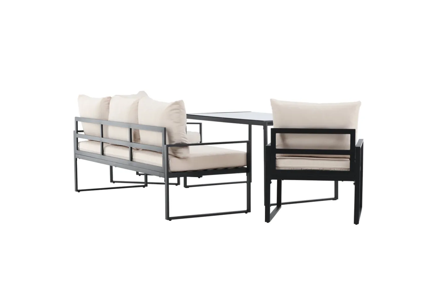 Fjôrd Tuinset Catania Zwart/Beige