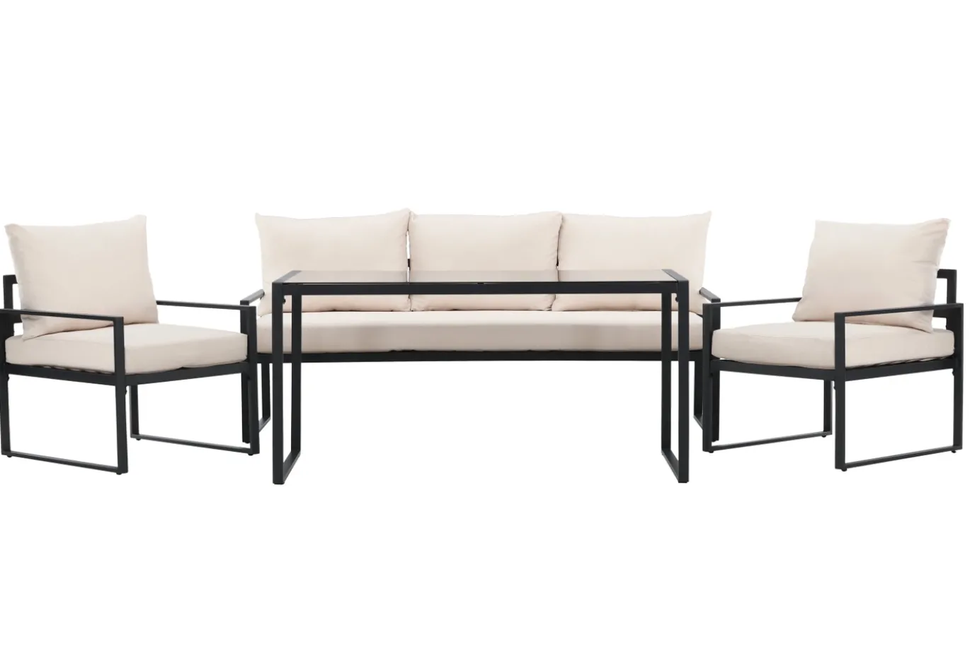 Fjôrd Tuinset Catania Zwart/Beige