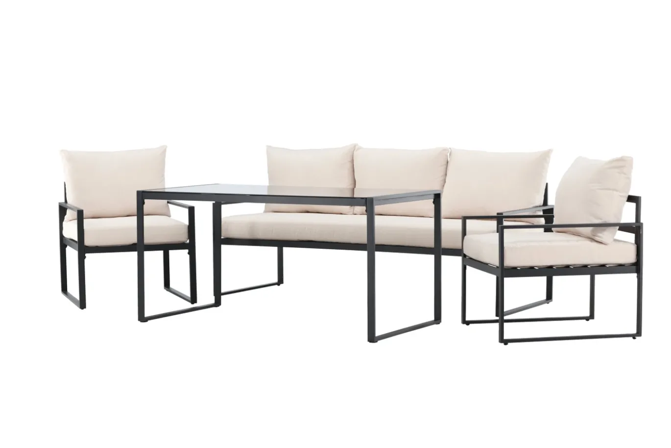 Fjôrd Tuinset Catania Zwart/Beige