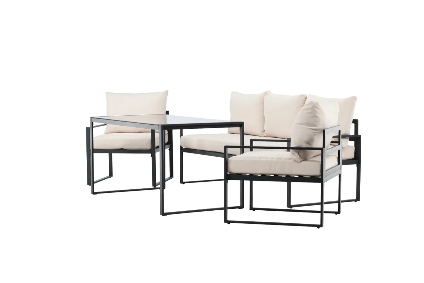 Fjôrd Tuinset Catania Zwart/Beige