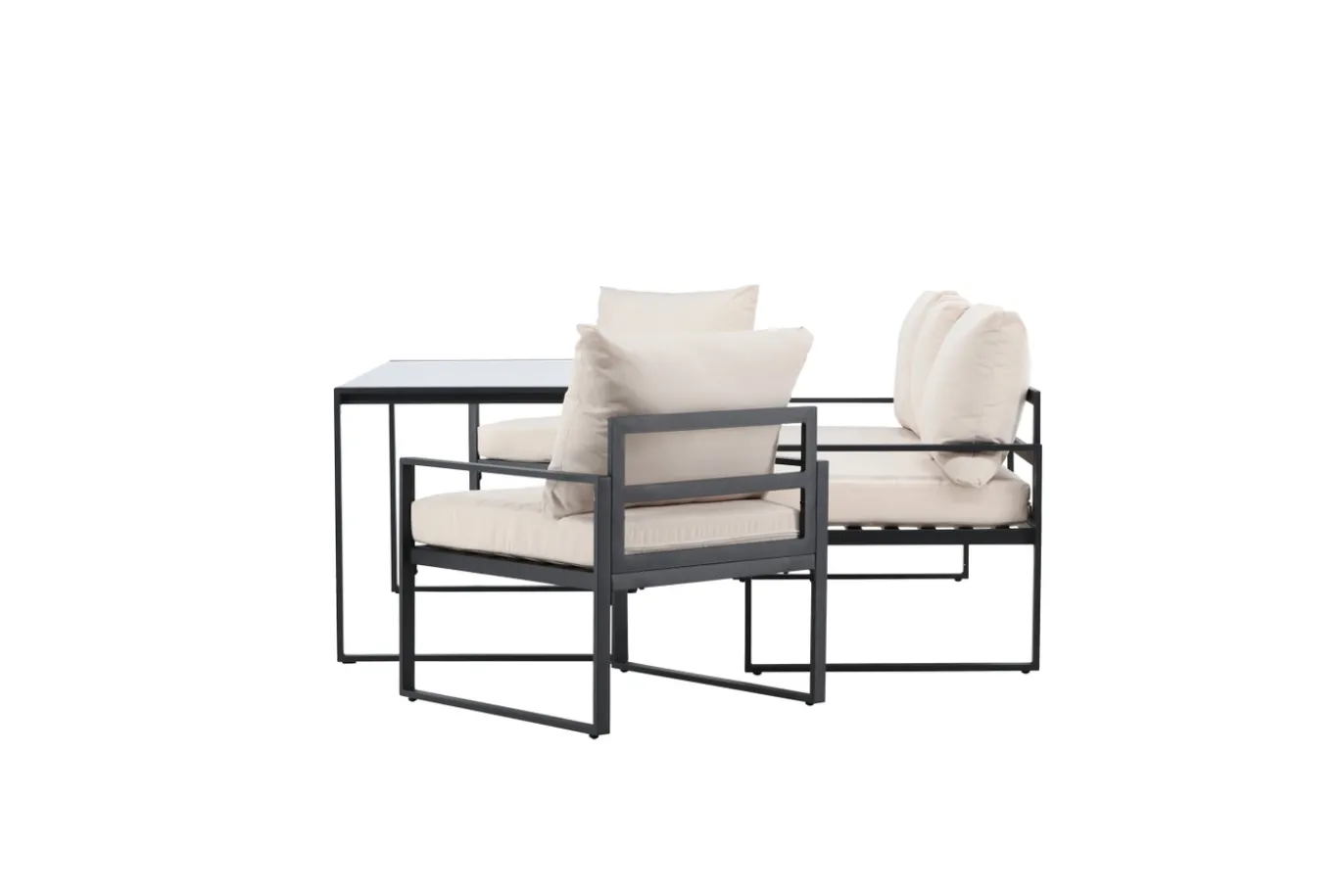 Fjôrd Tuinset Catania Zwart/Beige