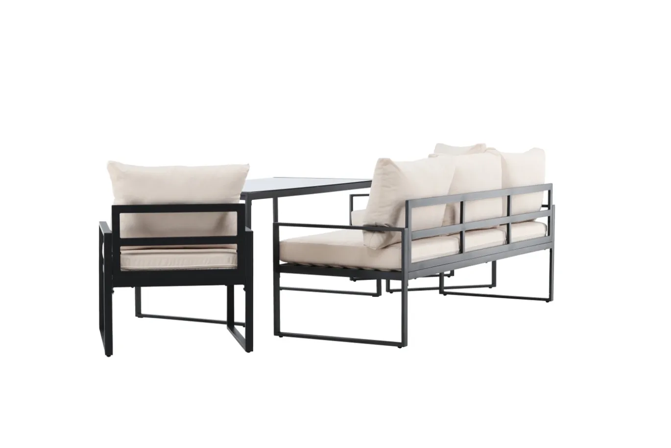 Fjôrd Tuinset Catania Zwart/Beige