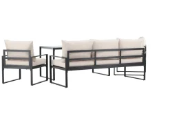 Fjôrd Tuinset Catania Zwart/Beige