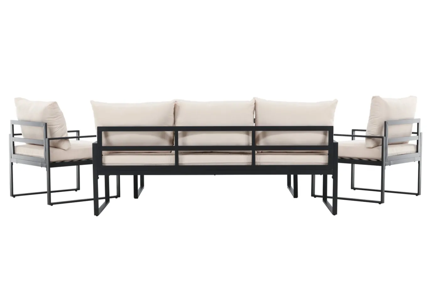 Fjôrd Tuinset Catania Zwart/Beige