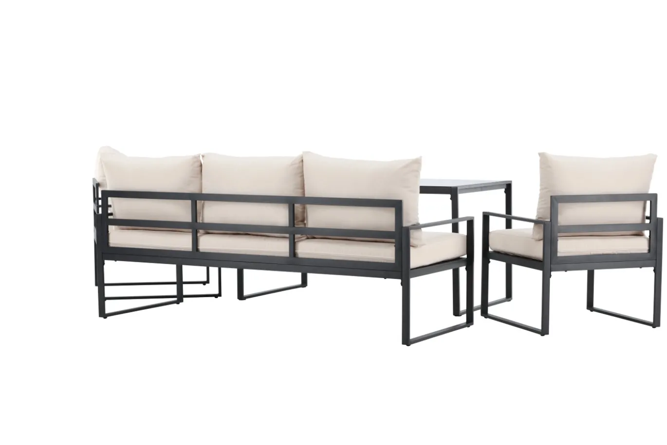 Fjôrd Tuinset Catania Zwart/Beige