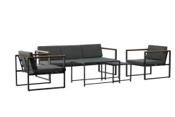 Fjôrd Tuinset Dakar Grijs/Zwart