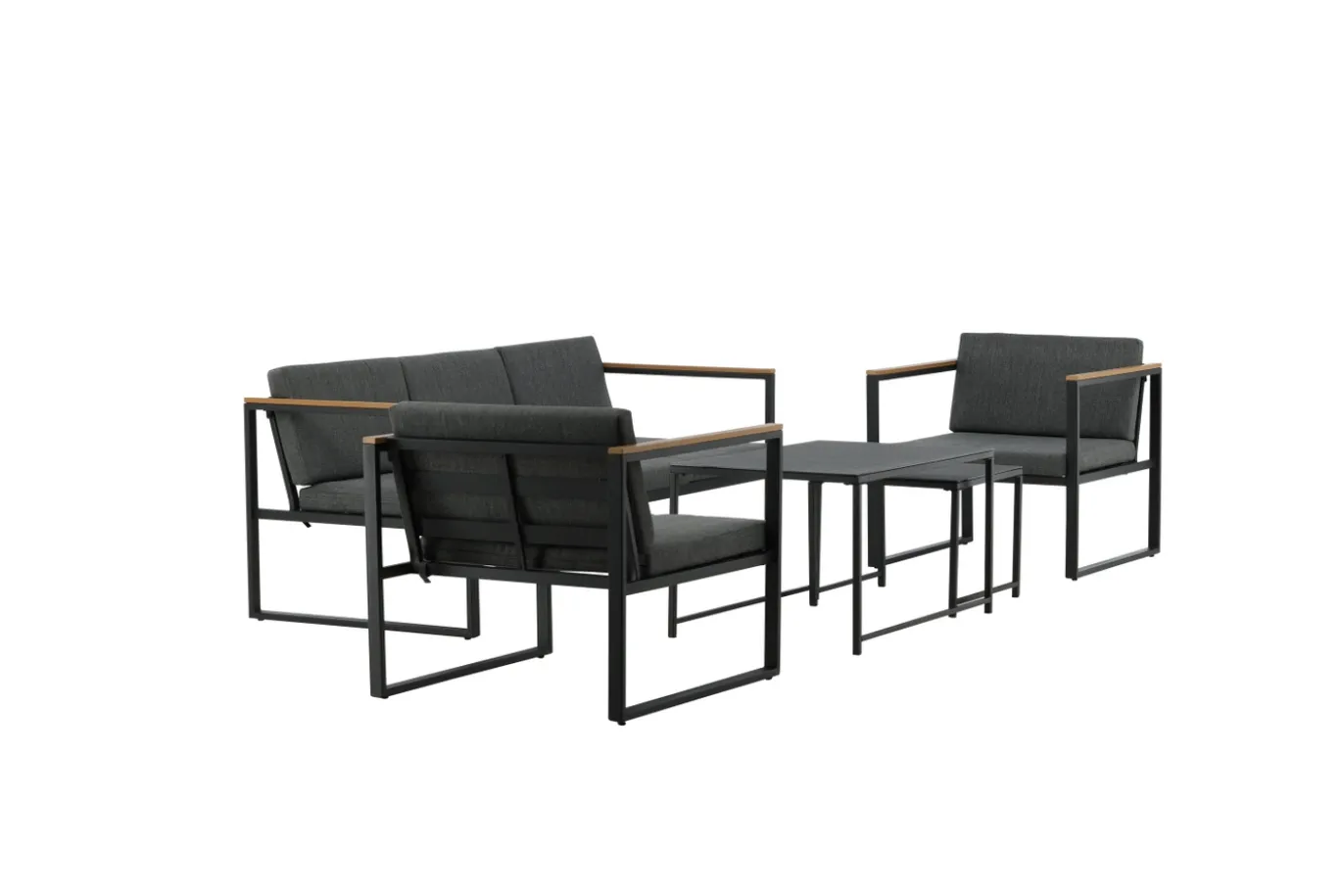 Fjôrd Tuinset Dakar Grijs/Zwart