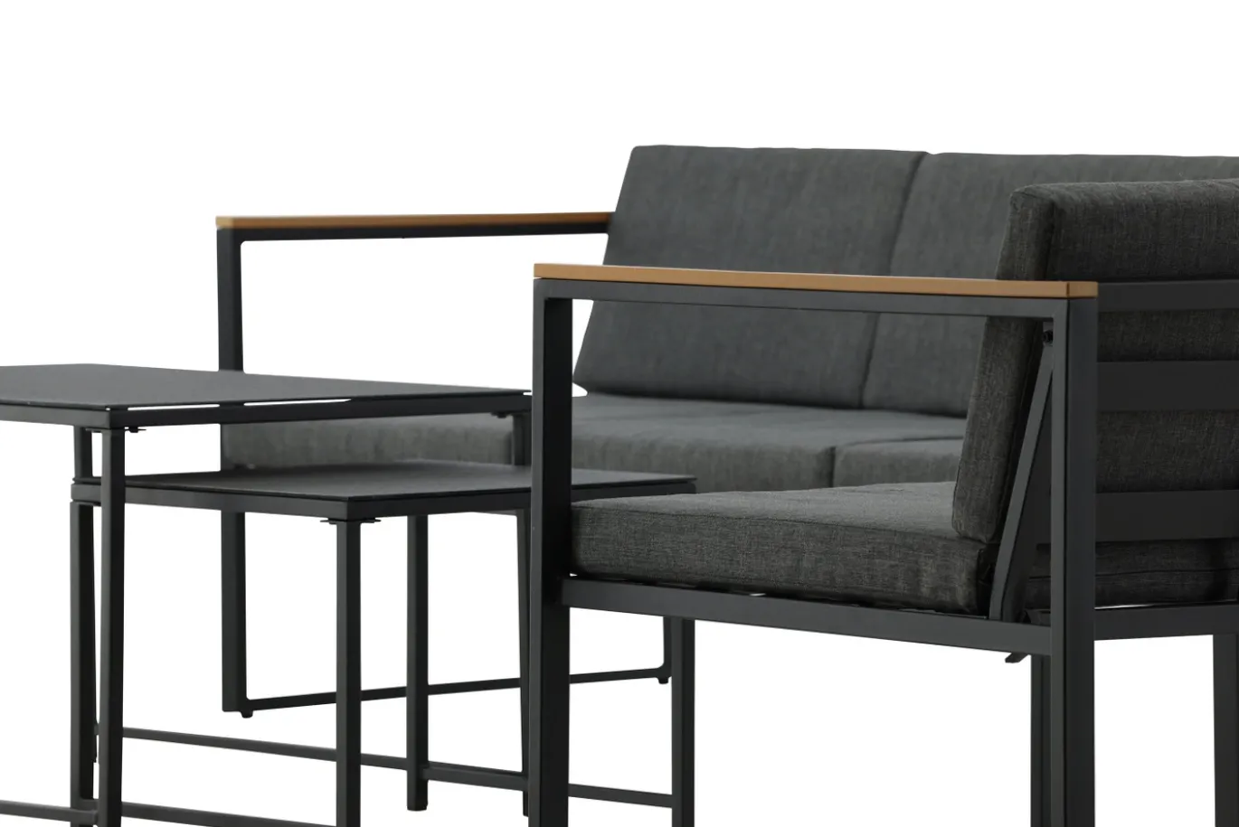 Fjôrd Tuinset Dakar Grijs/Zwart