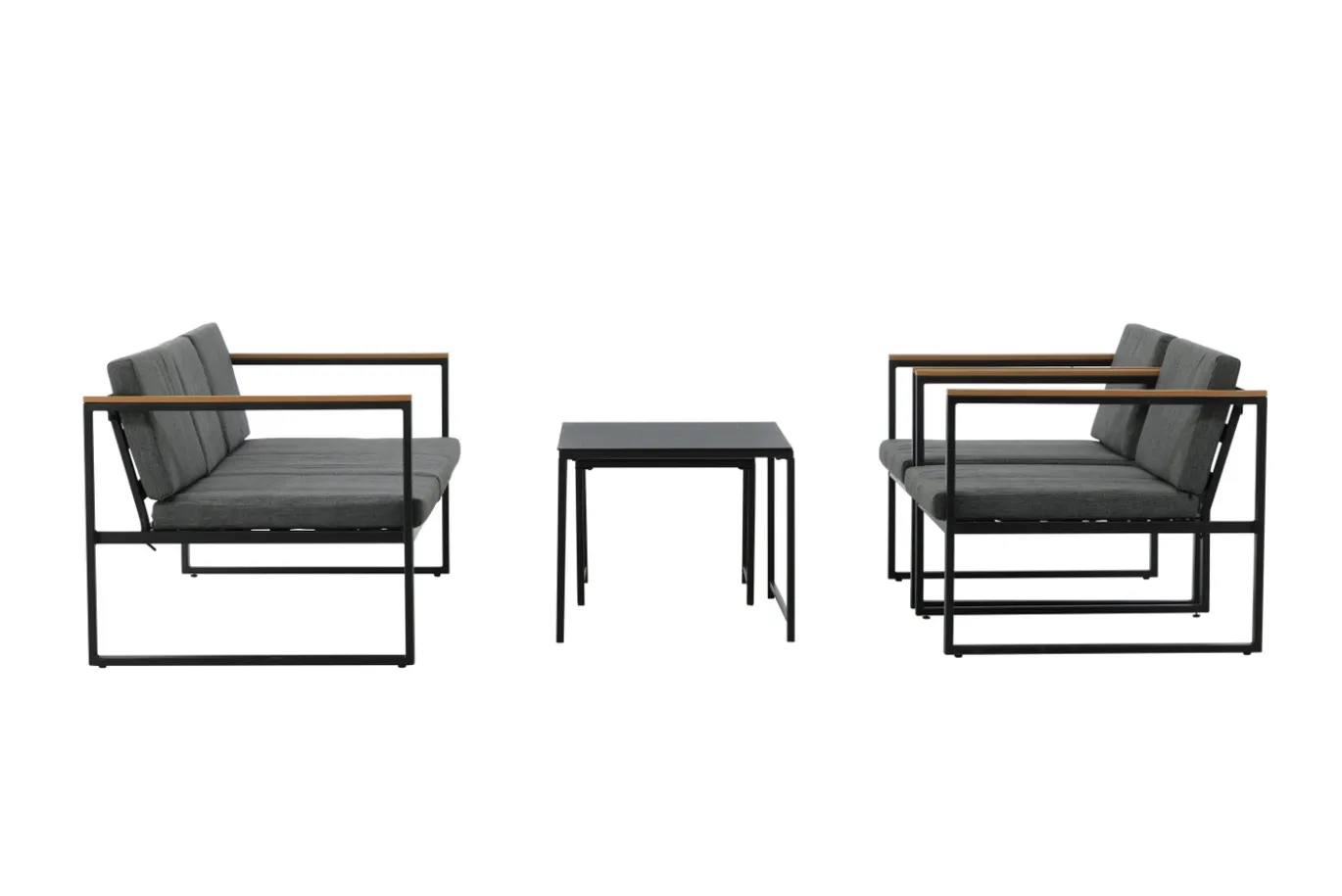 Fjôrd Tuinset Dakar Grijs/Zwart
