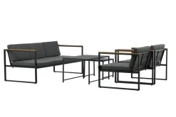 Fjôrd Tuinset Dakar Grijs/Zwart