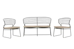 Fjôrd Tuinset Milano Aluminium Zwart Zand