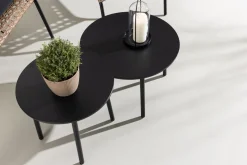 Fjôrd Tuinset Paola Set Zwart Staal Naturel