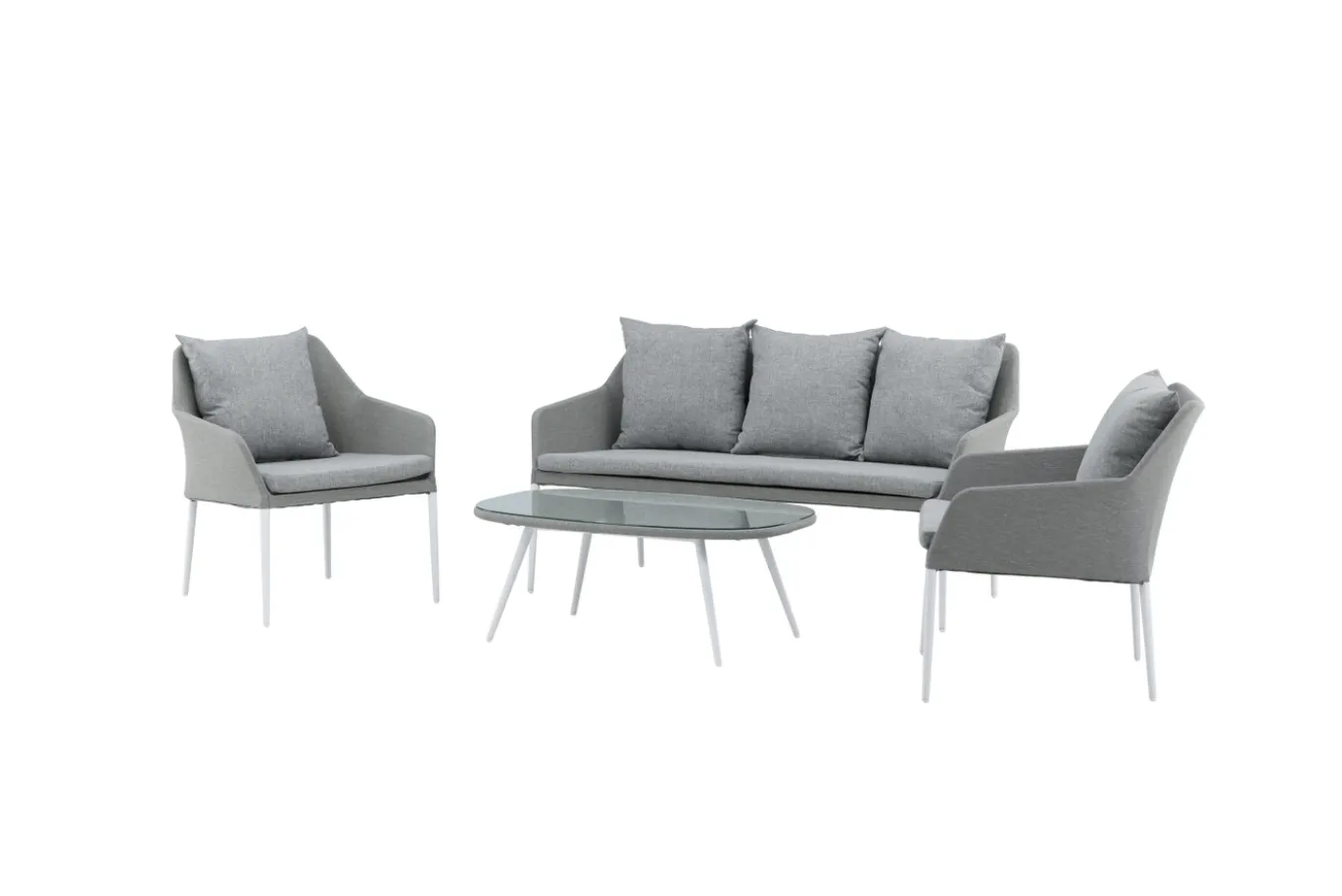 Fjôrd Tuinset Spoga Wit/Grijs