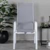 Fjôrd Tuinstoel Copacabana Wit/Grijs