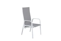 Fjôrd Tuinstoel Copacabana Wit/Grijs