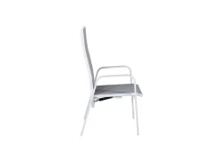 Fjôrd Tuinstoel Copacabana Wit/Grijs