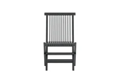 Fjôrd Tuinstoel Kenya Teak Zwart