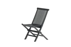 Fjôrd Tuinstoel Kenya Teak Zwart