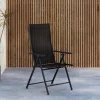 Fjôrd Tuinstoel Levanzo Zwart