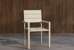 Fjôrd Tuinstoel Levels Aluminium Beige