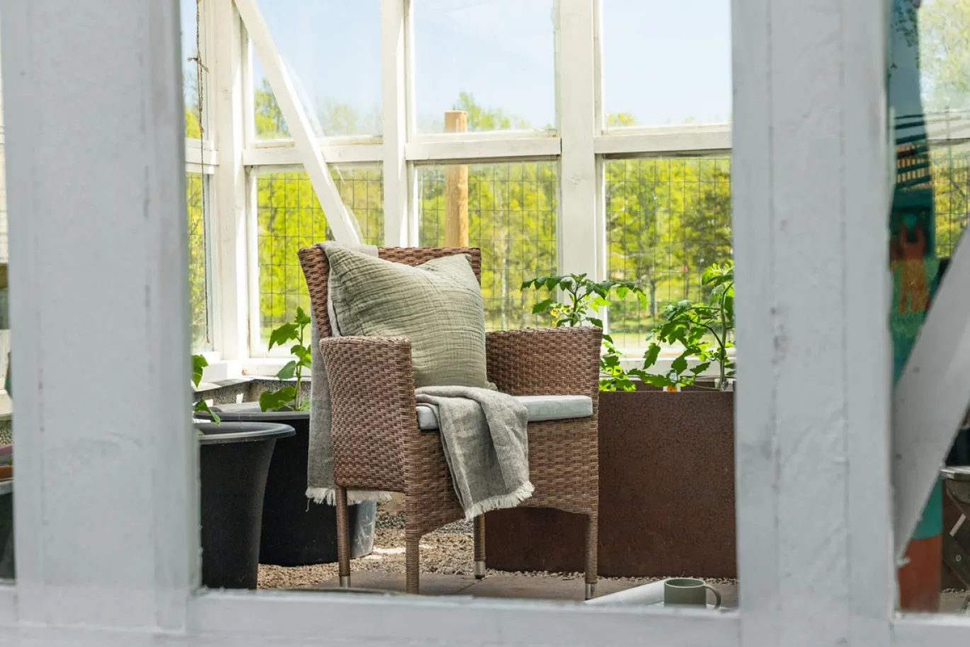 Fjôrd Tuinstoel Malina Aluminium Naturel Wicker