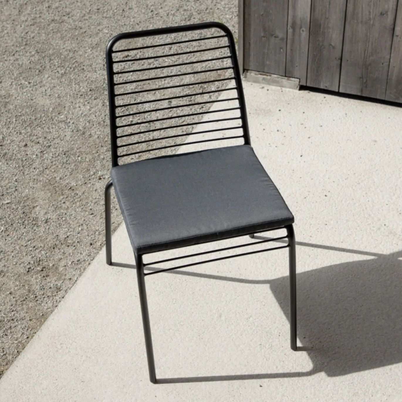Fjôrd Tuinstoel Panjin Aluminium Zwart