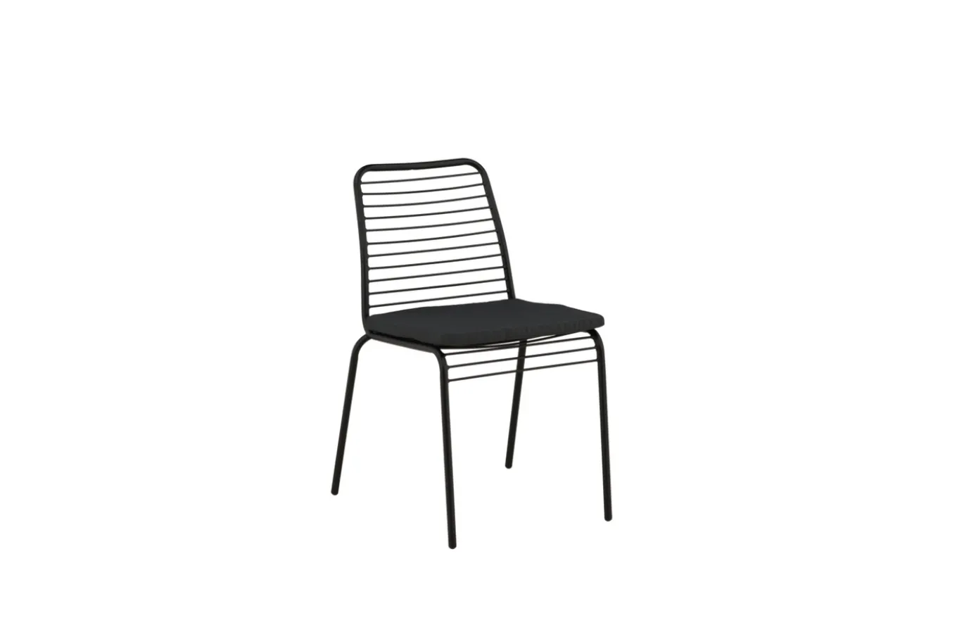 Fjôrd Tuinstoel Panjin Aluminium Zwart