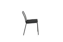 Fjôrd Tuinstoel Panjin Aluminium Zwart