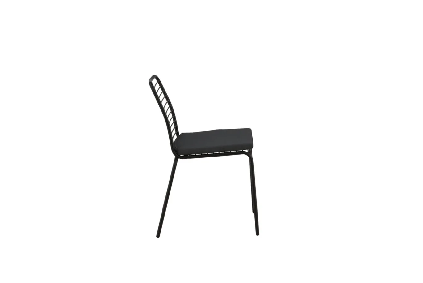 Fjôrd Tuinstoel Panjin Aluminium Zwart