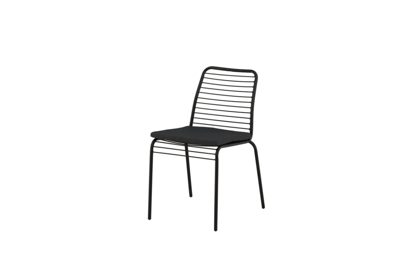 Fjôrd Tuinstoel Panjin Aluminium Zwart