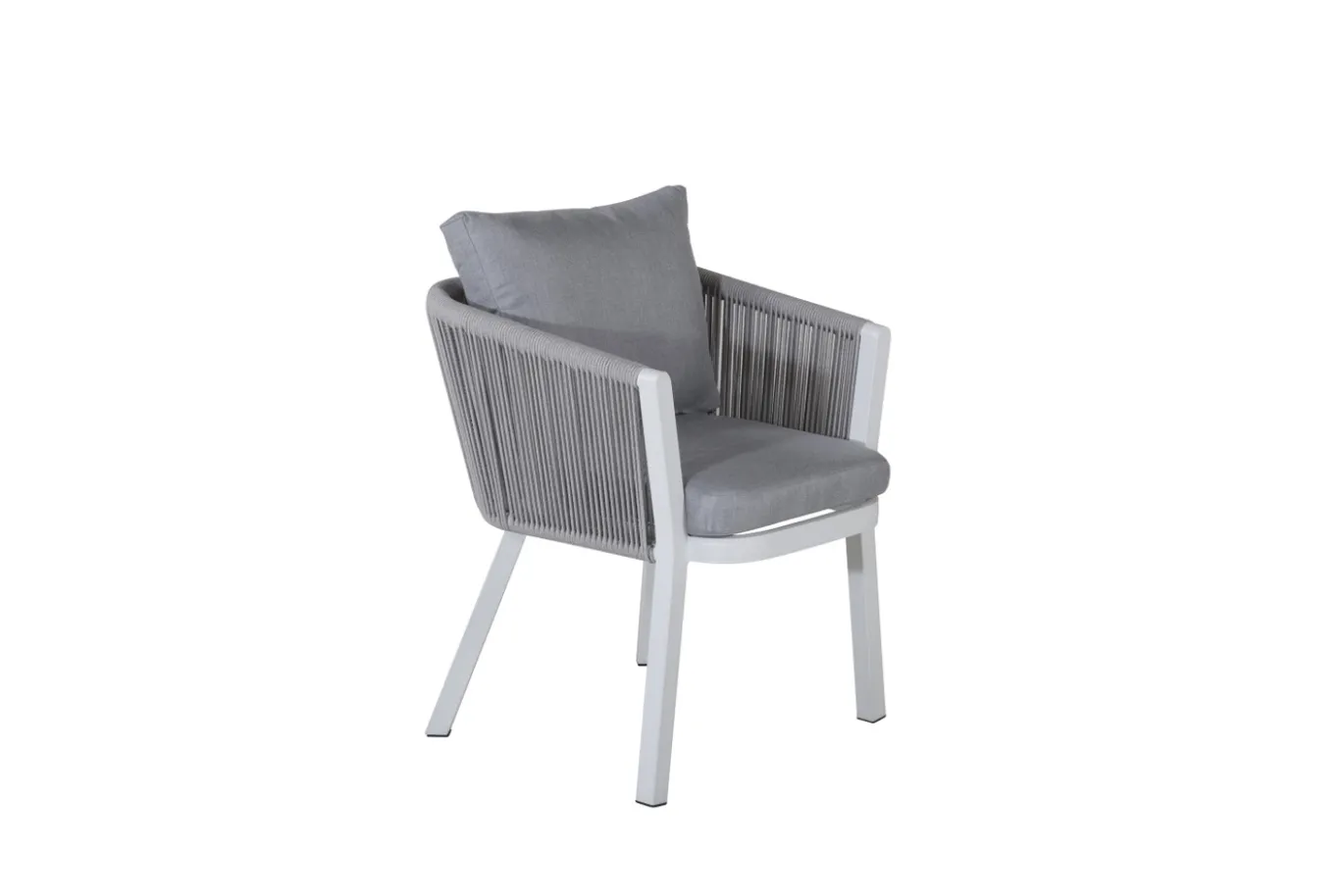 Fjôrd Tuinstoel Virya Grijs/Wit