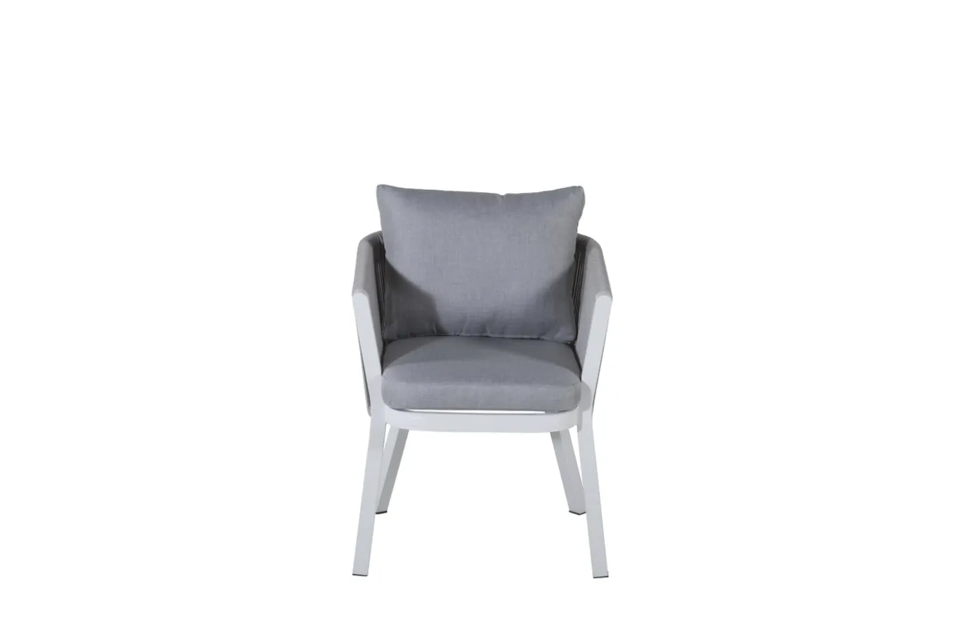 Fjôrd Tuinstoel Virya Grijs/Wit