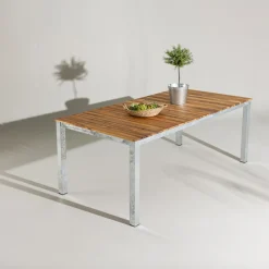 Fjôrd Tuintafel Acaciahout/metaal Zenia 200cm