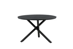 Fjôrd Tuintafel Alma Rond Zwart ⌀120cm