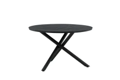 Fjôrd Tuintafel Alma Rond Zwart ⌀120cm