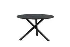 Fjôrd Tuintafel Alma Rond Zwart ⌀120cm