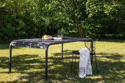 Fjôrd Tuintafel Borneo Zwart 200x100cm