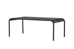 Fjôrd Tuintafel Borneo Zwart 200x100cm