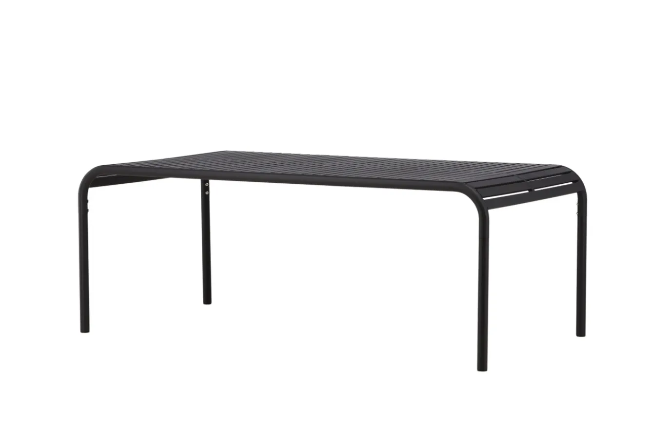 Fjôrd Tuintafel Borneo Zwart 200x100cm