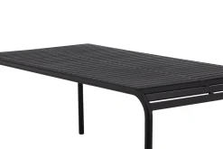 Fjôrd Tuintafel Borneo Zwart 200x100cm