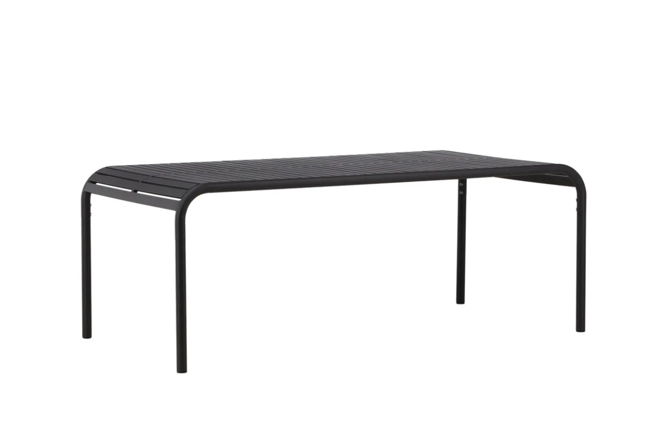Fjôrd Tuintafel Borneo Zwart 200x100cm