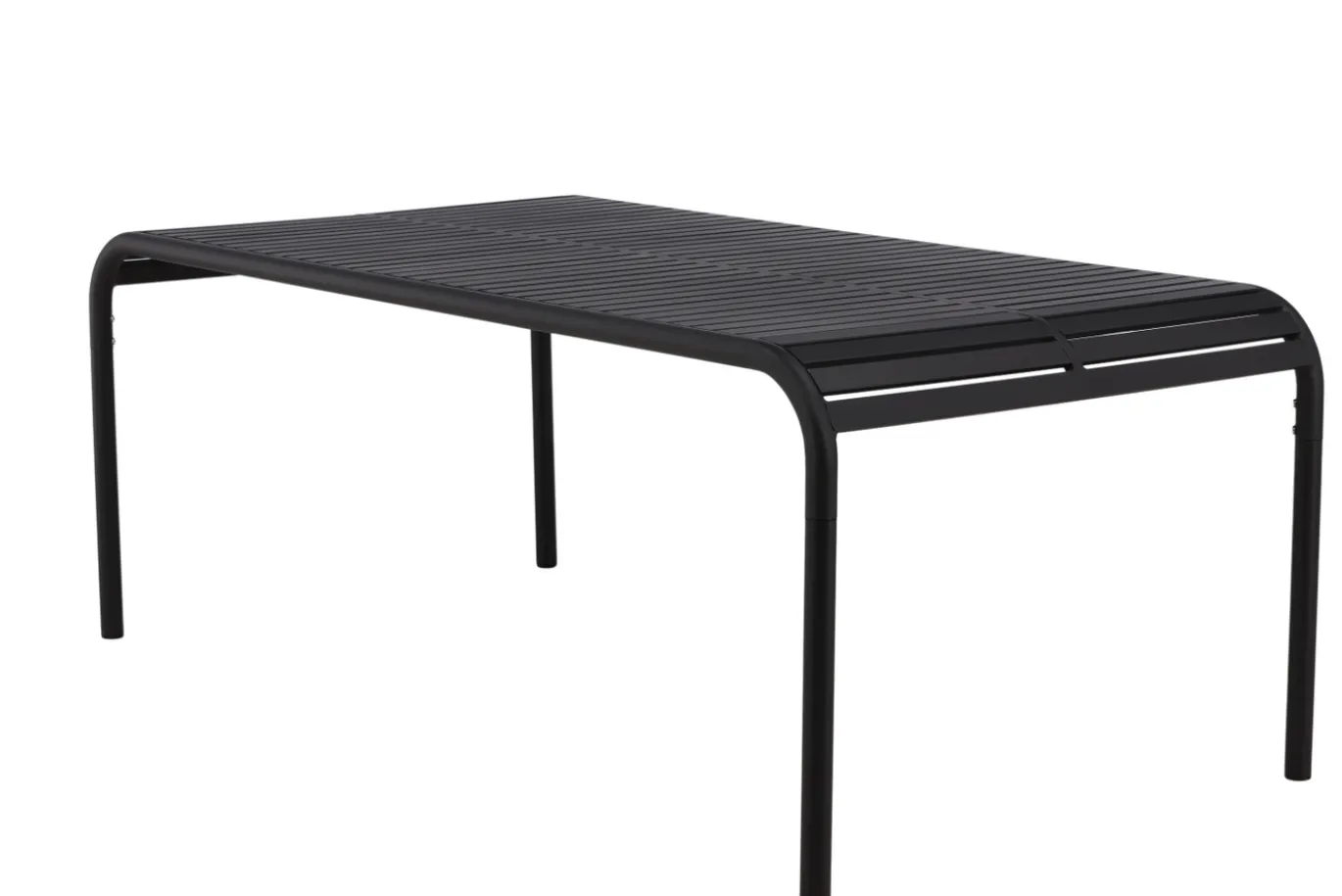 Fjôrd Tuintafel Borneo Zwart 200x100cm