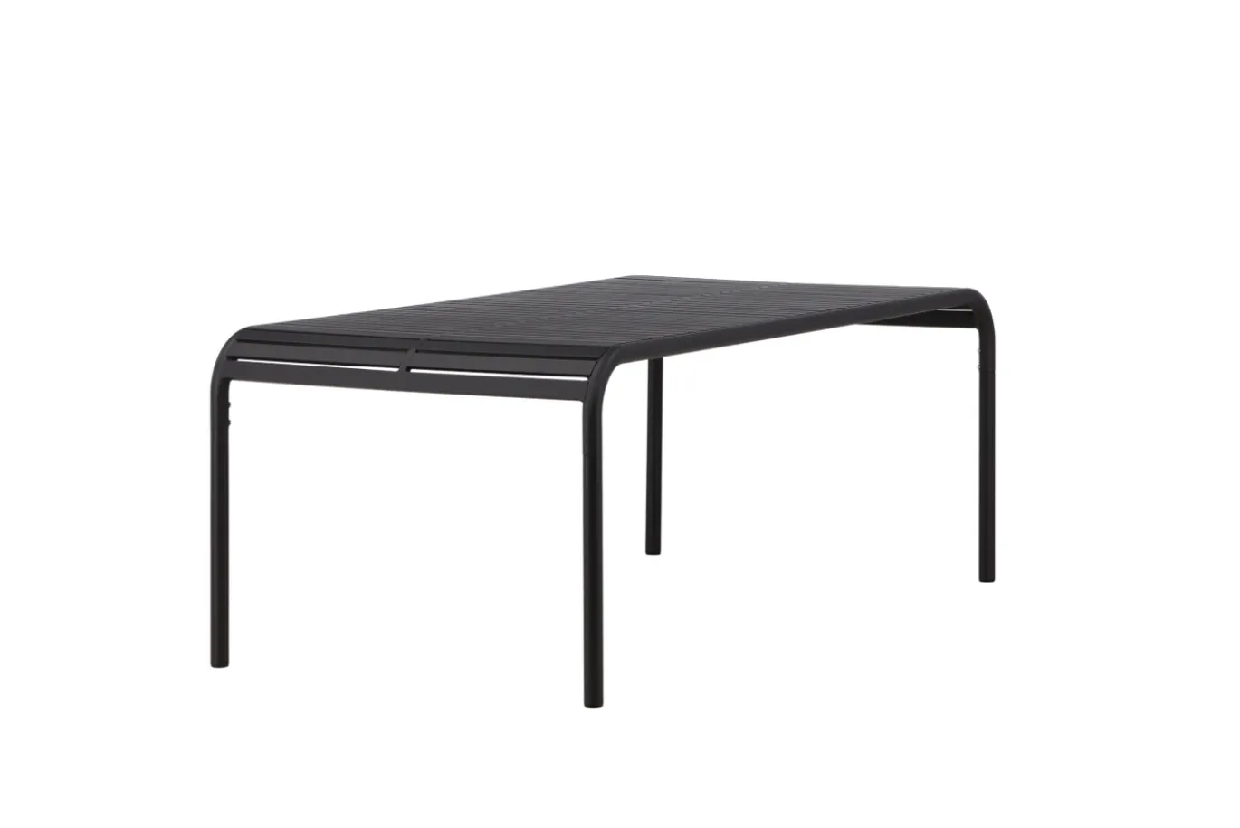 Fjôrd Tuintafel Borneo Zwart 200x100cm