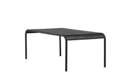 Fjôrd Tuintafel Borneo Zwart 200x100cm