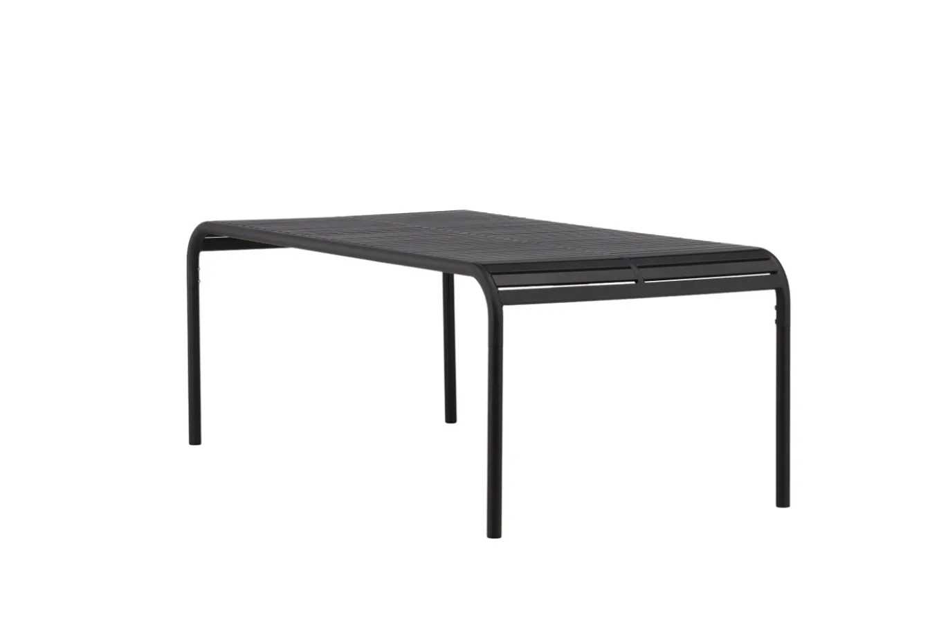 Fjôrd Tuintafel Borneo Zwart 200x100cm