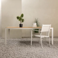 Fjôrd Tuintafel Break Beige 205x90cm