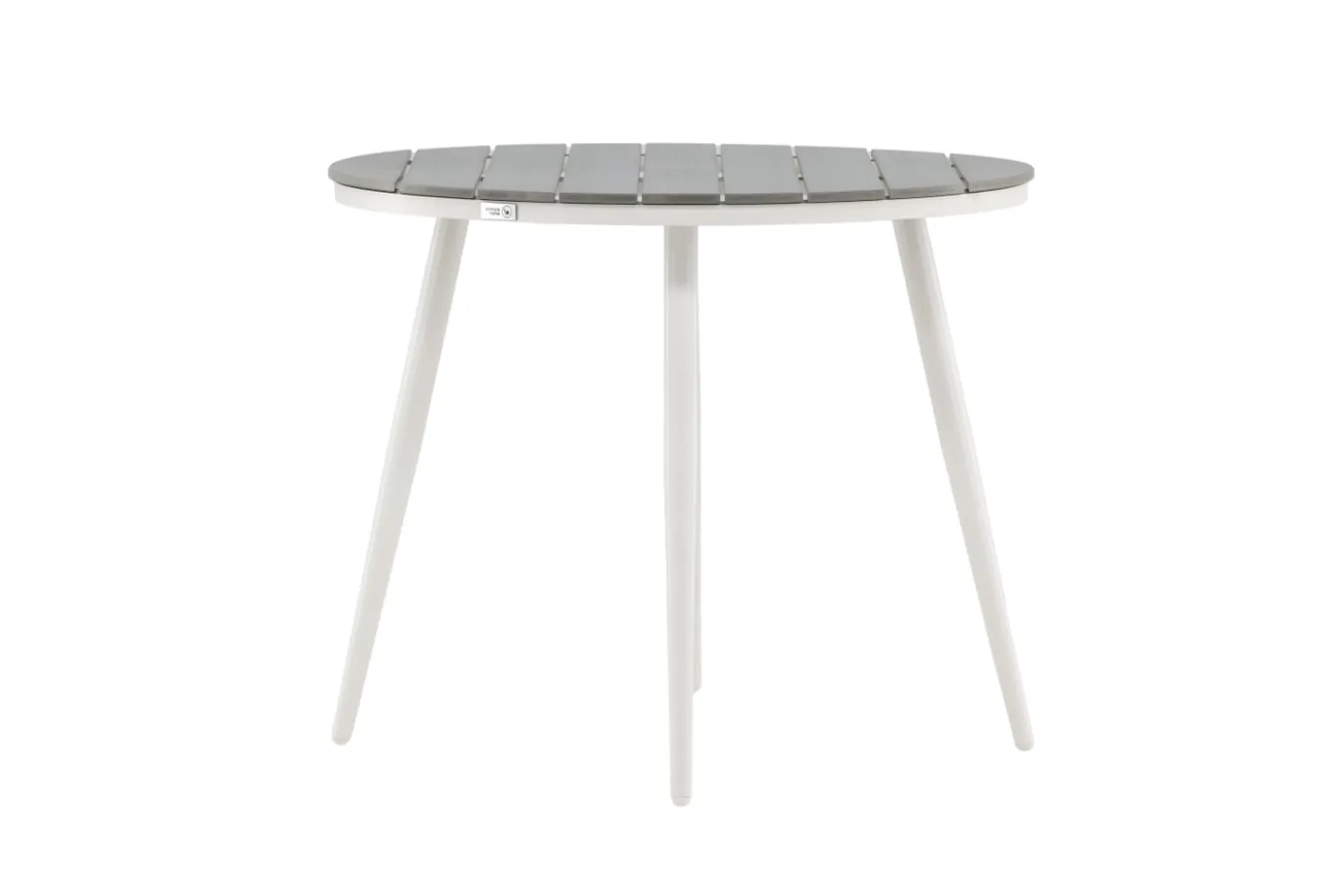 Fjôrd Tuintafel Break Rond Grijs ⌀90cm