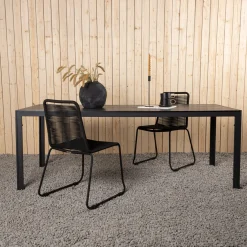 Fjôrd Tuintafel Break Zwart 205x90cm