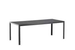Fjôrd Tuintafel Break Zwart 205x90cm